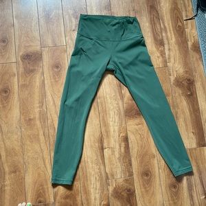 Lulu align leggings green great condition